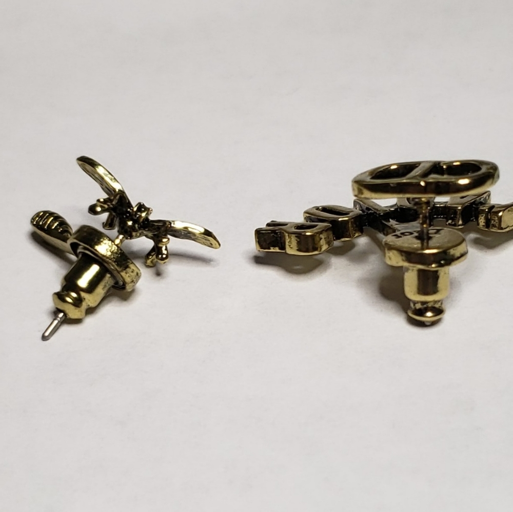 Dior J'Adior Gold-Tone Bee Earrings